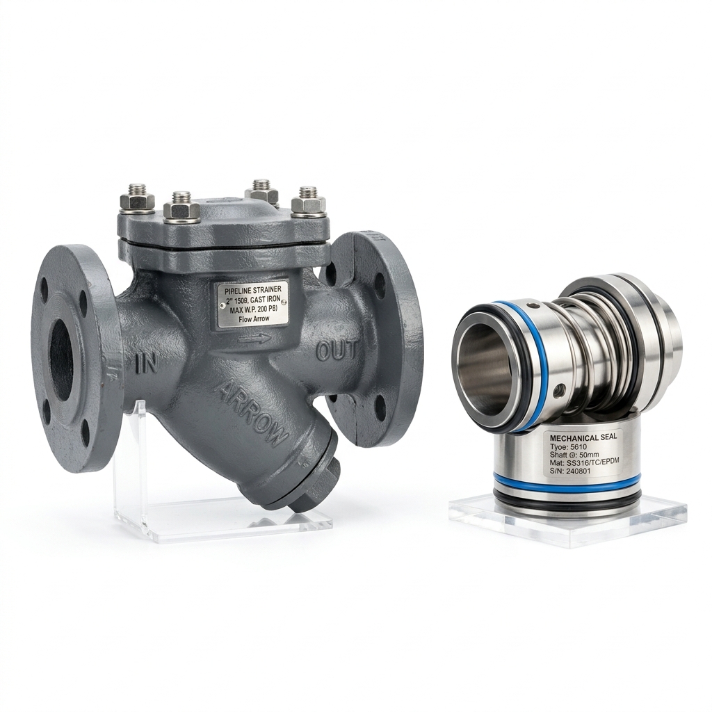 Pipeline Strainers & Mechanical Seals